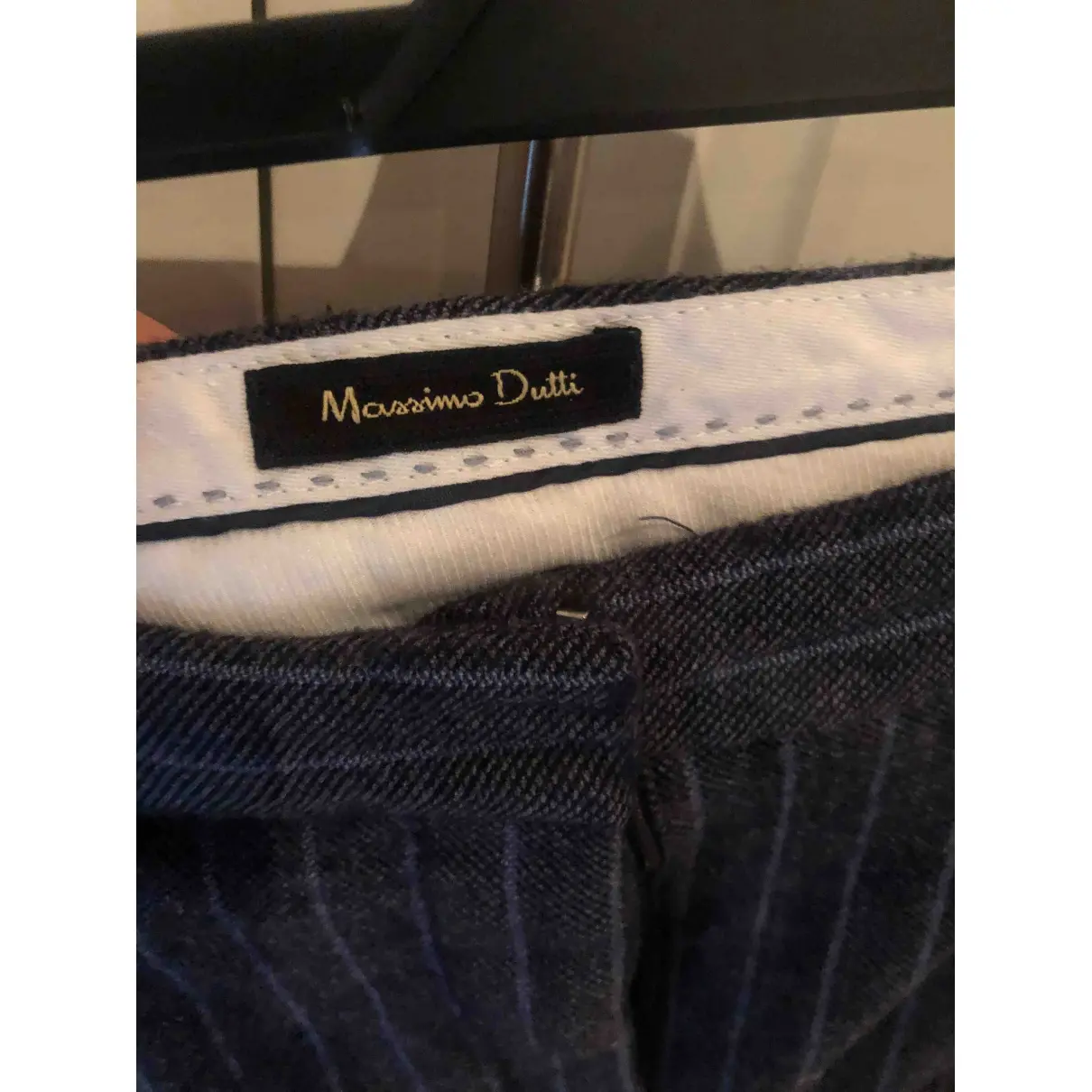 Buy Massimo Dutti Wool trousers online