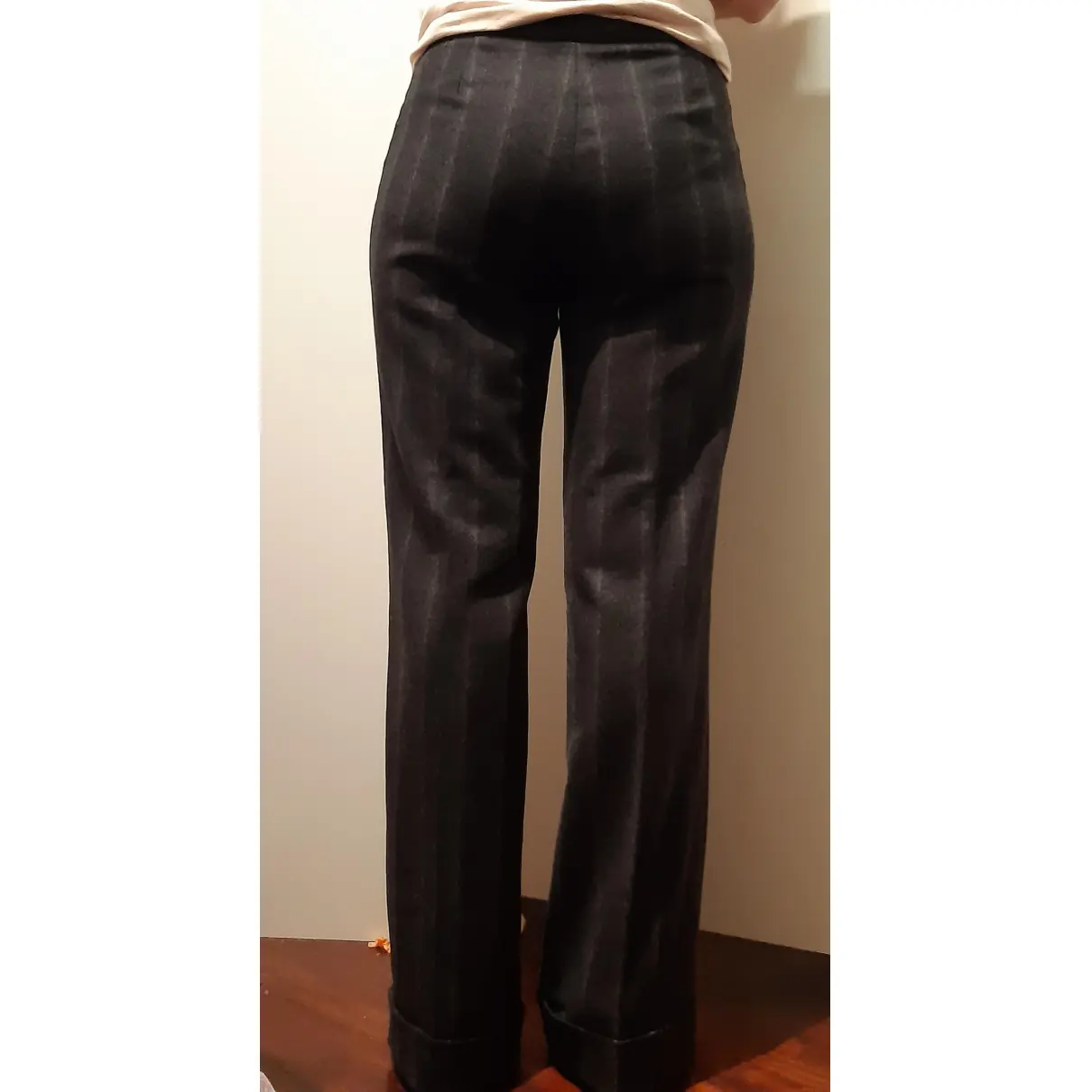 Wool large pants Max & Co