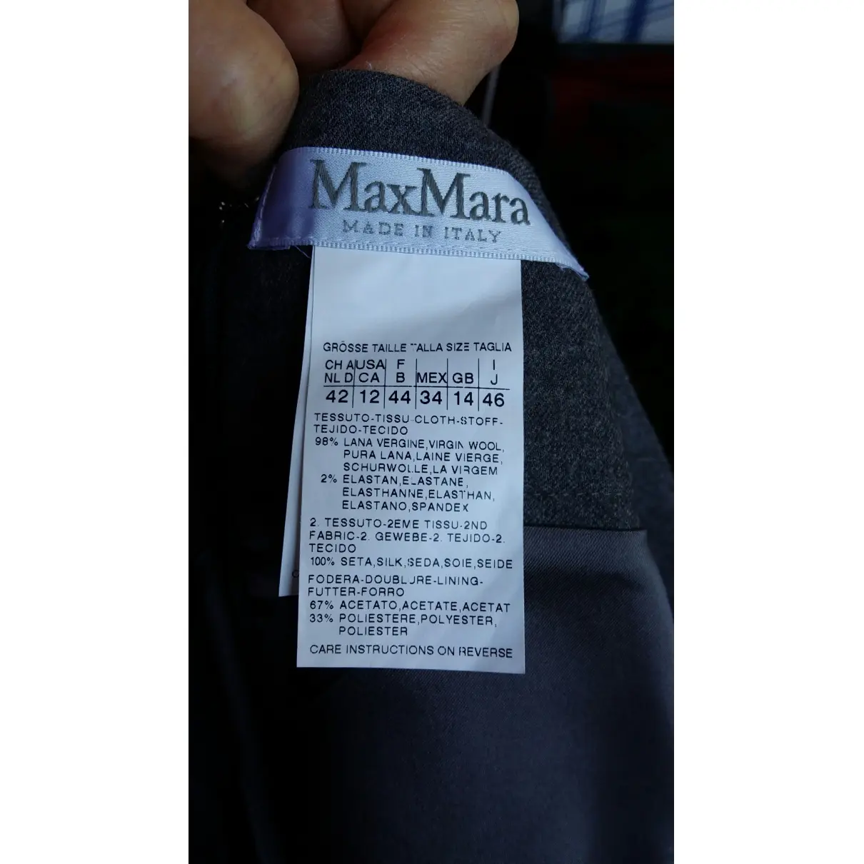 Wool skirt Max Mara - Vintage