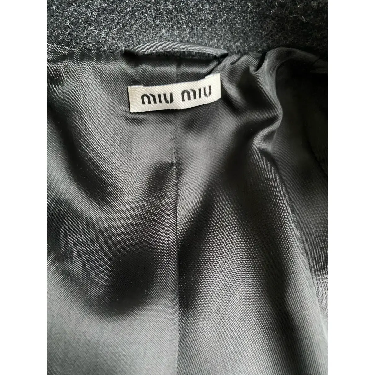 Wool coat Miu Miu