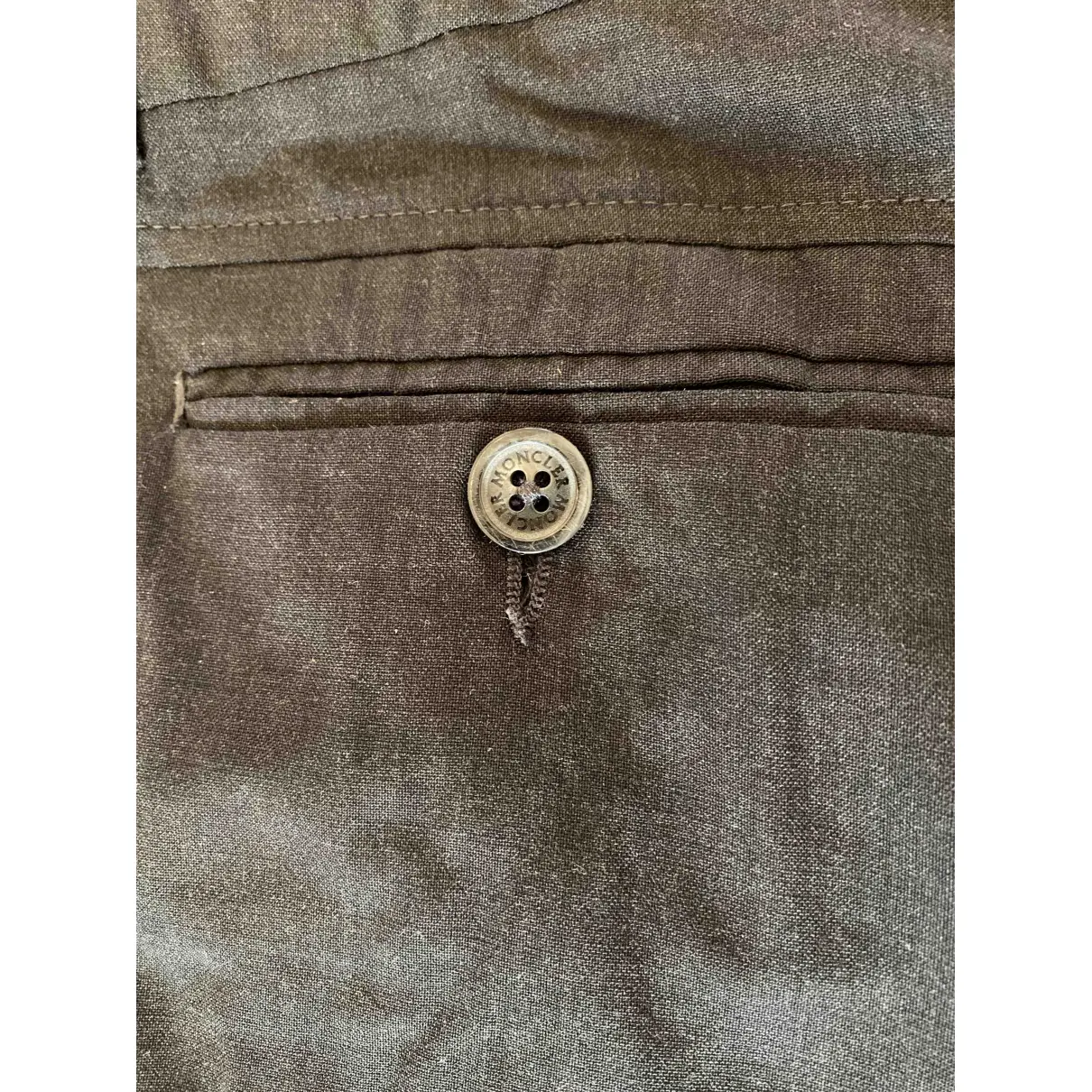 Wool straight pants Moncler