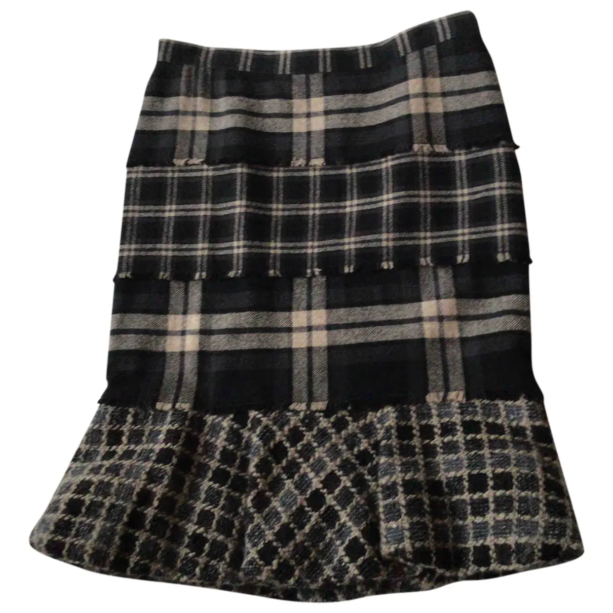 Wool mid-length skirt Moschino Cheap And Chic