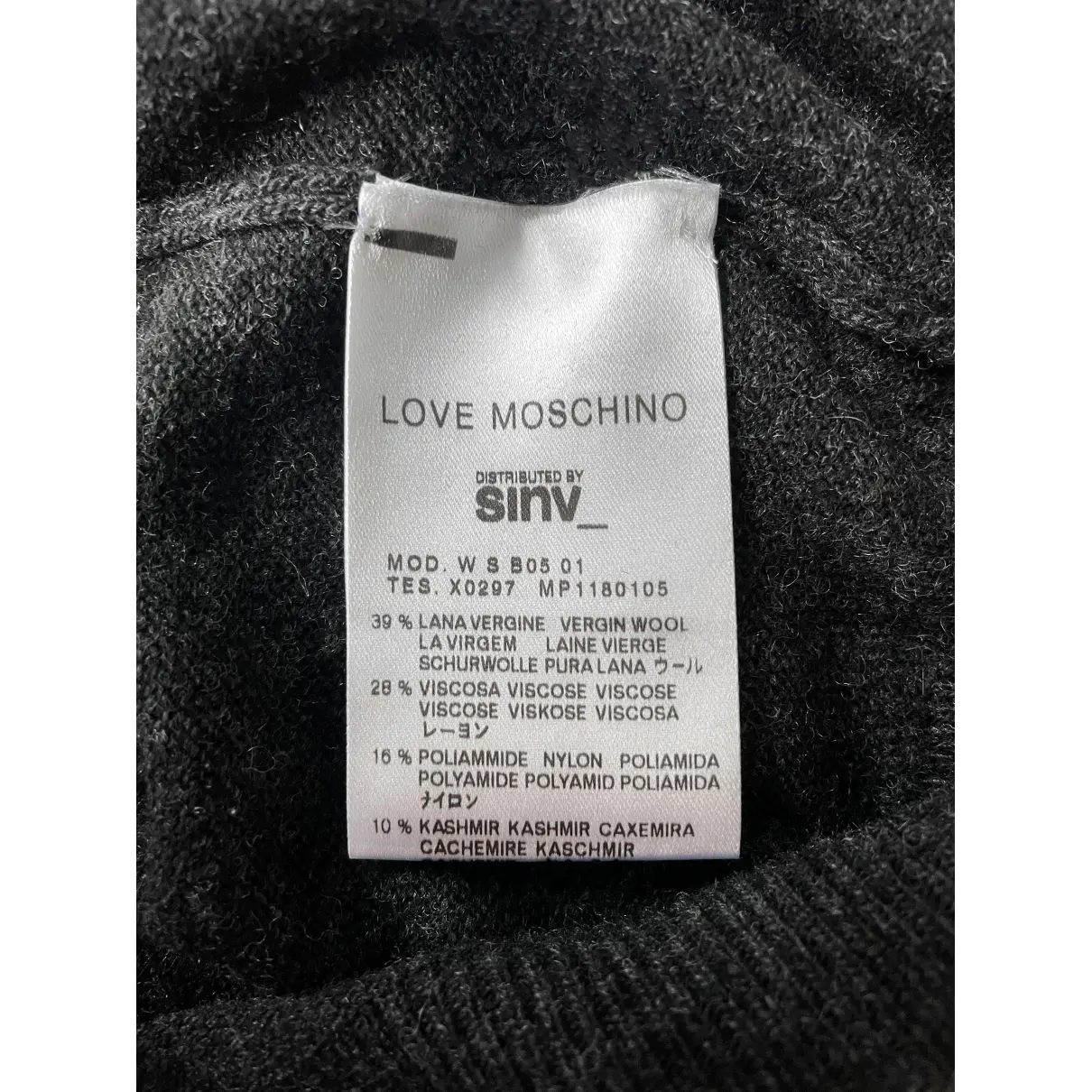 Wool jumper Moschino Love