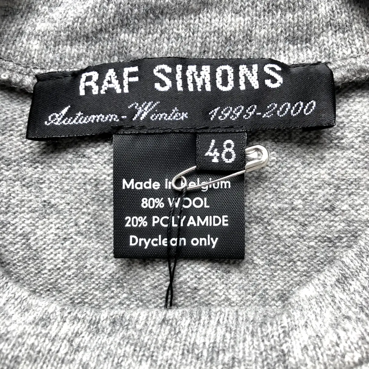 Wool pull Raf Simons - Vintage