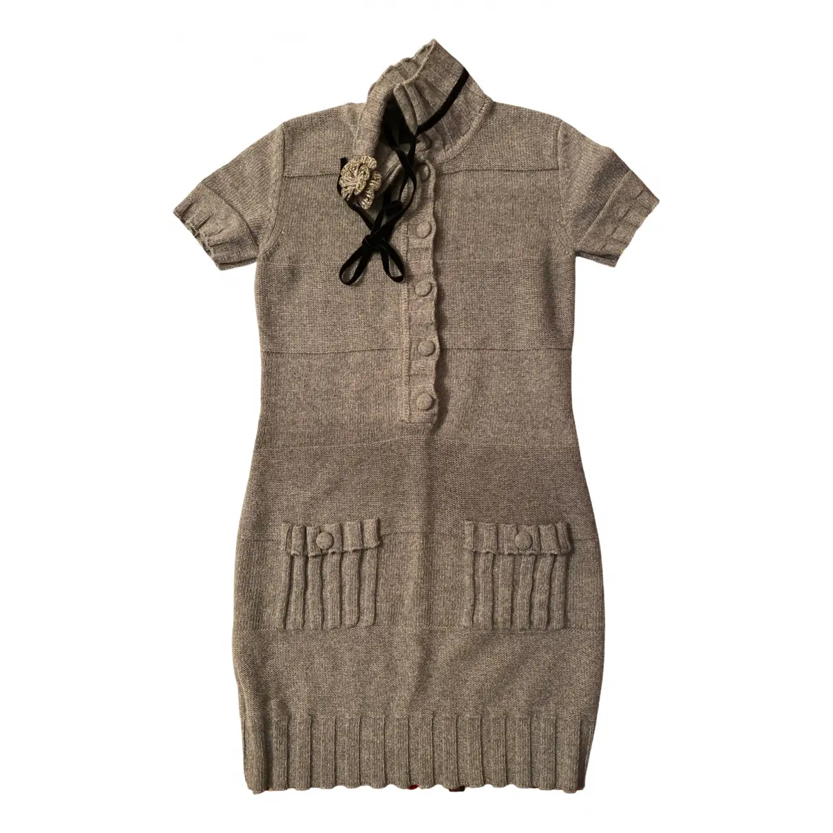 Wool mini dress Roberto Cavalli