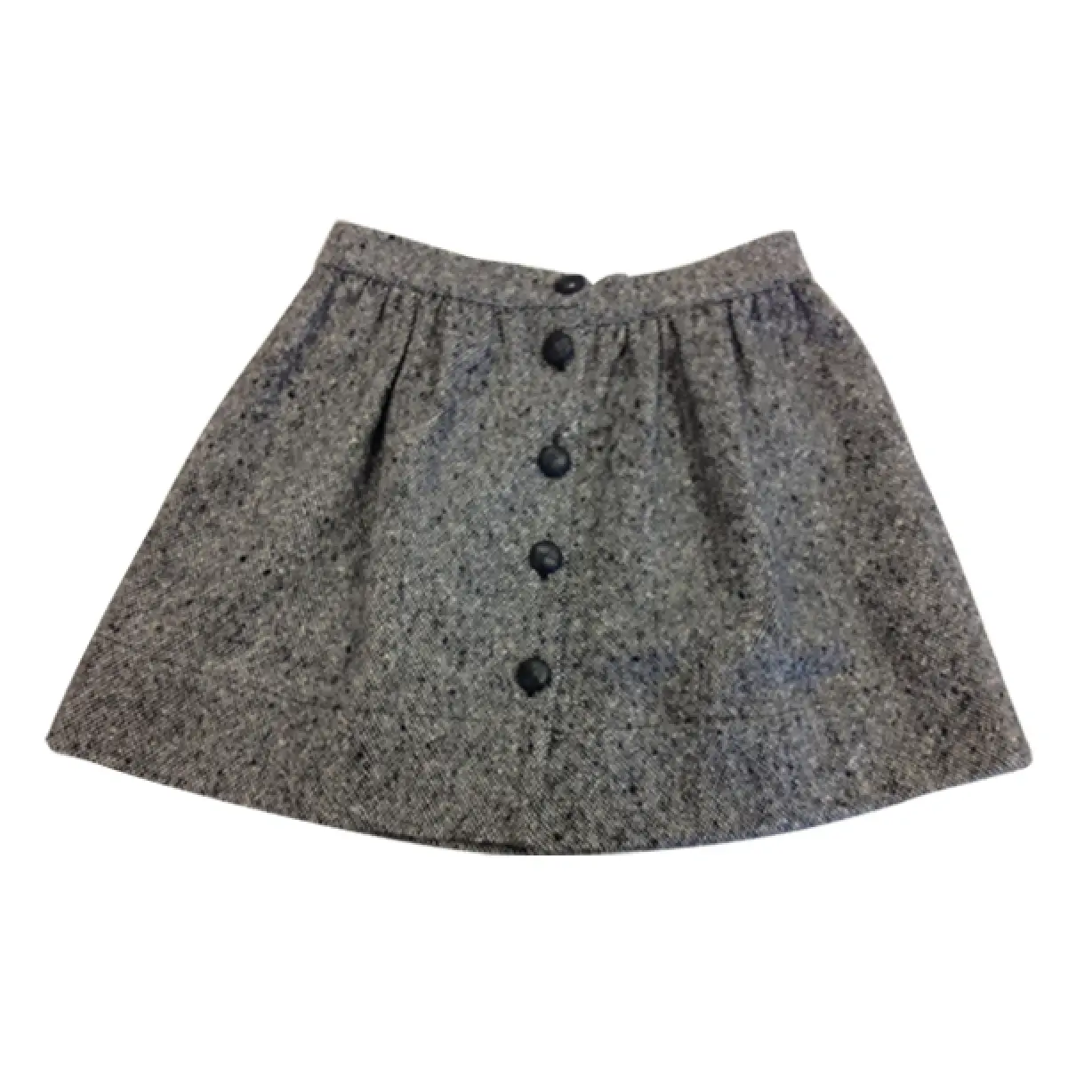 Grey Wool Skirt Bérangère Claire