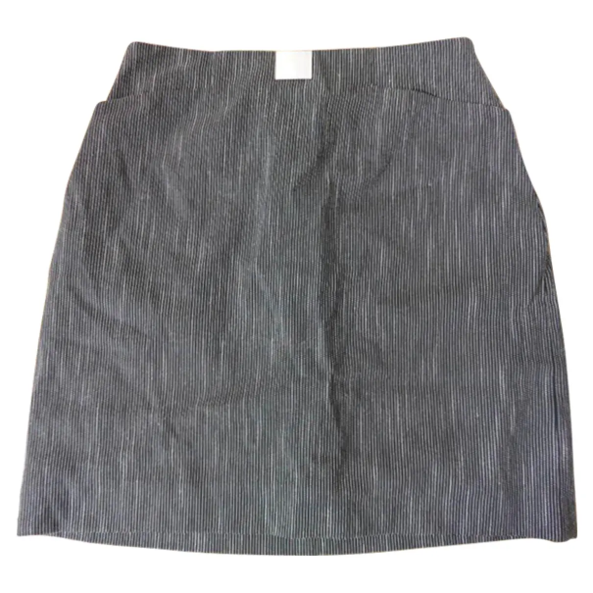 Grey Wool Skirt Celine