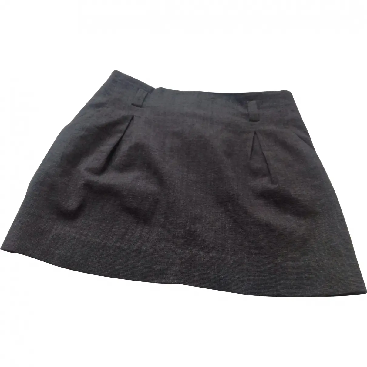 Grey Wool Skirt Leon & Harper