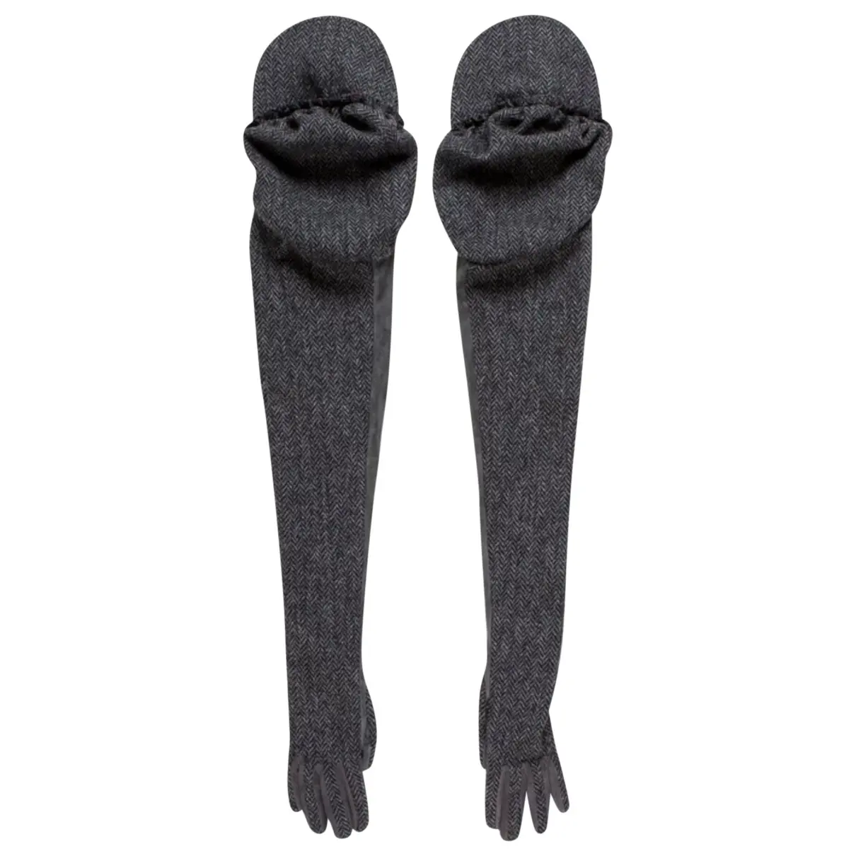 Wool long gloves Yves Saint Laurent - Vintage