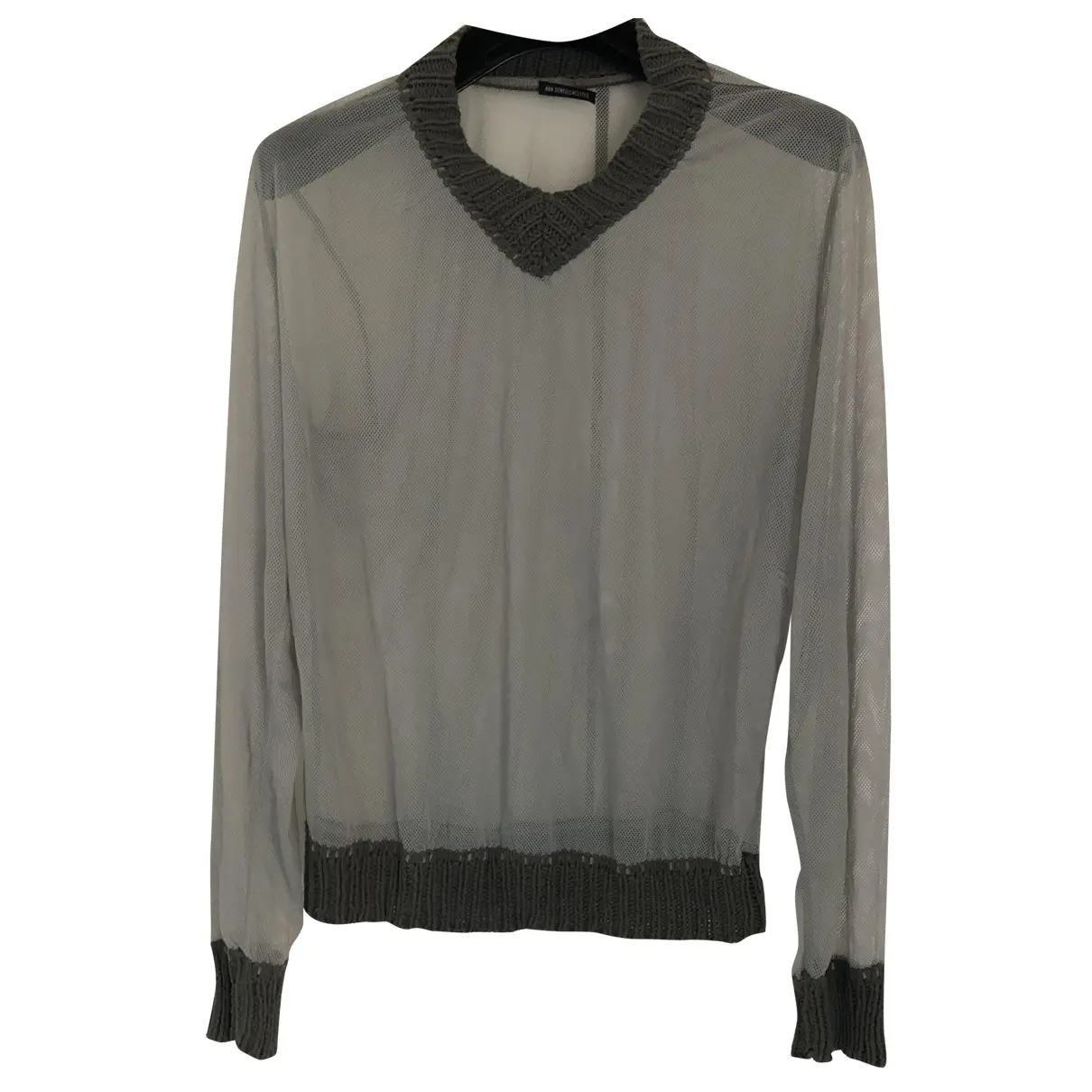 Khaki Cotton Knitwear & Sweatshirt Ann Demeulemeester