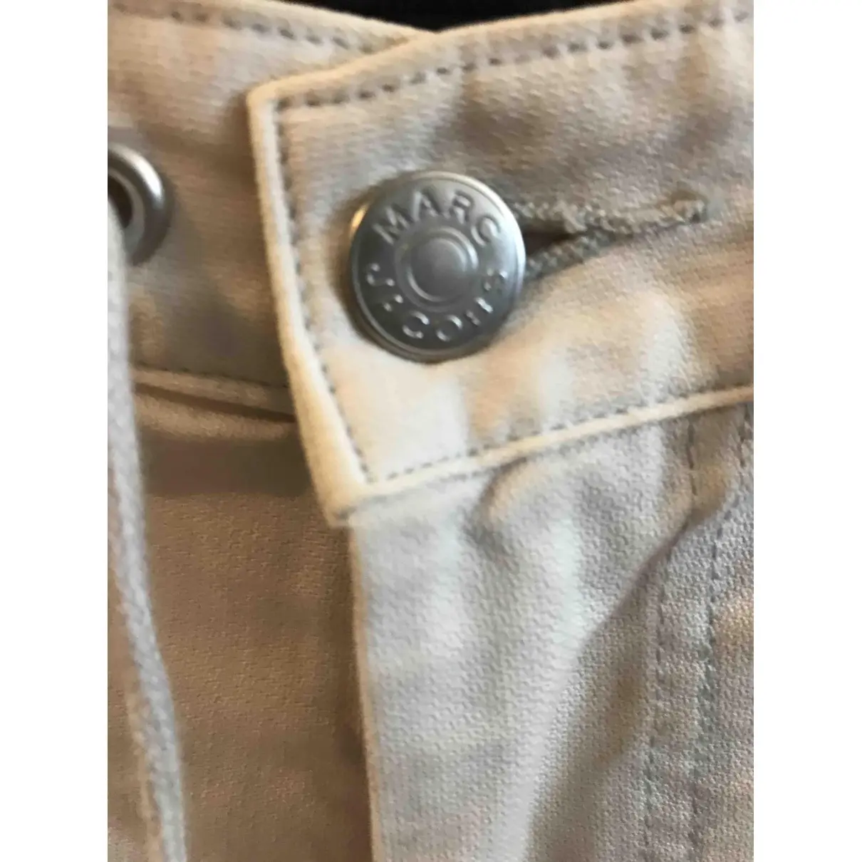 Marc Jacobs Khaki Cotton Shorts for sale