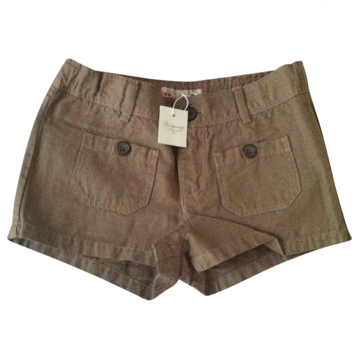 Khaki Cotton Shorts Bonpoint