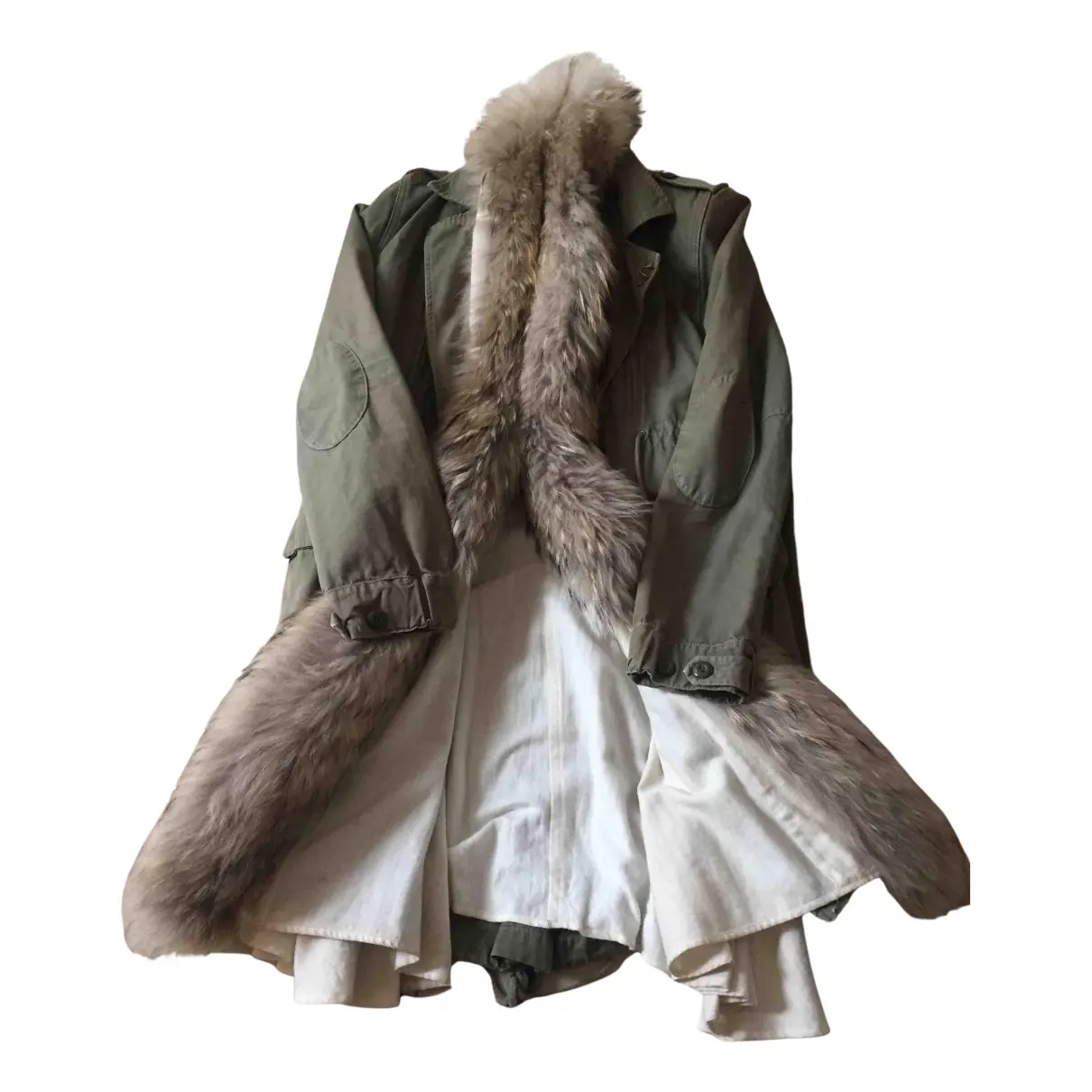 Buy Skaist Taylor Khaki Cotton Coat online