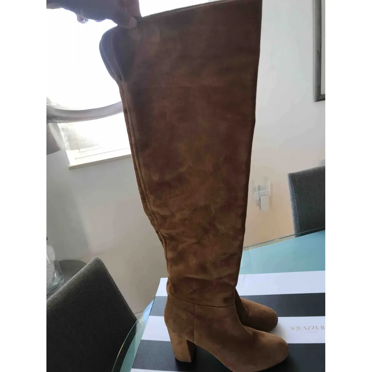 Buy Aquazzura Leather boots online