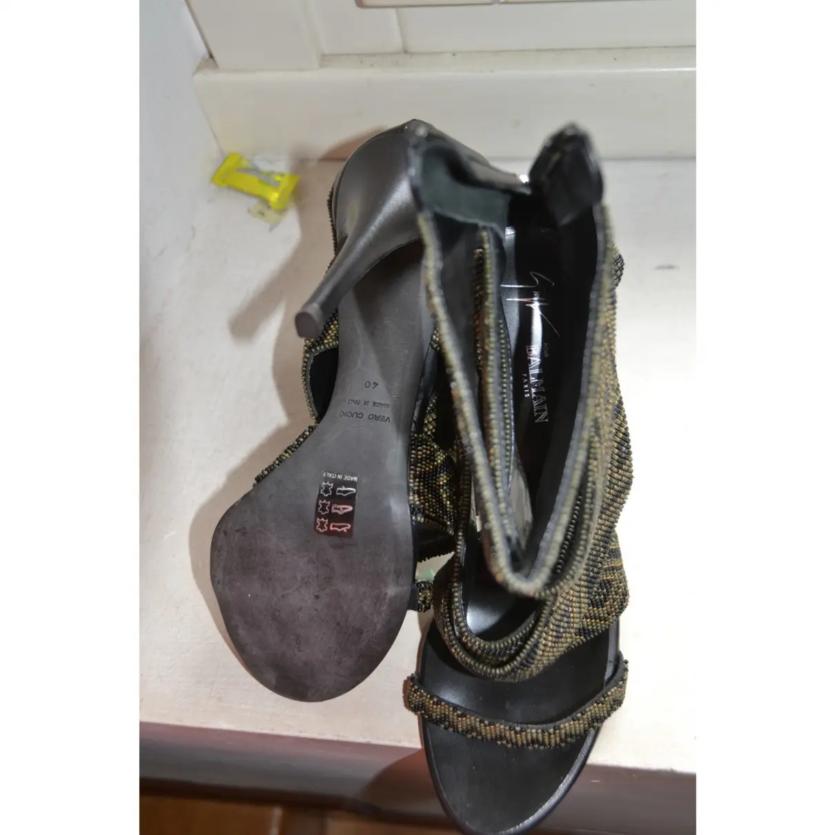 Buy Balmain Leather sandal online