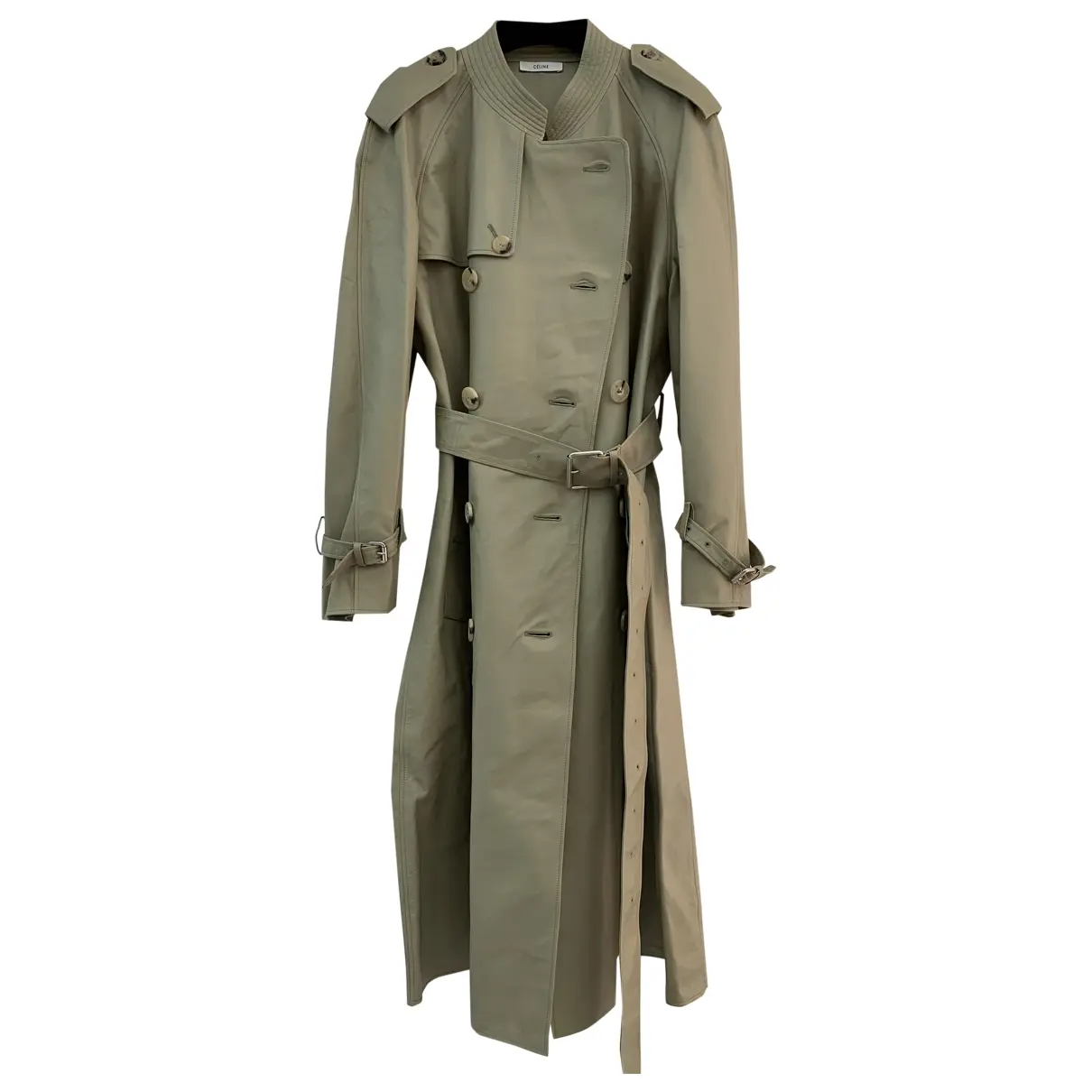 Leather trench coat Celine