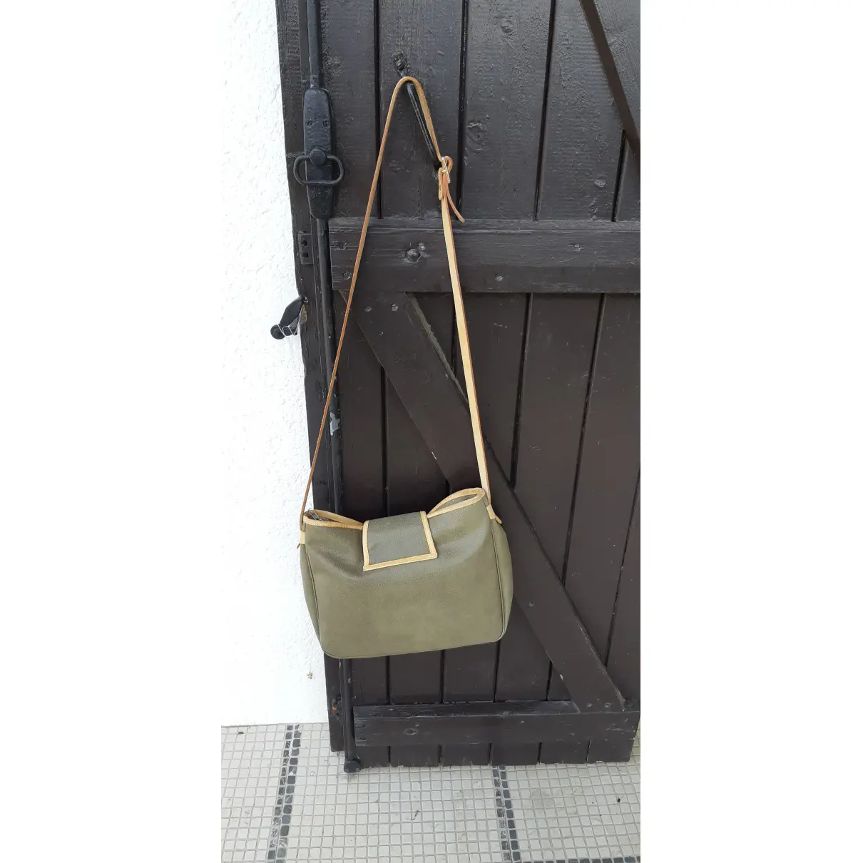 Buy Courrèges Leather crossbody bag online - Vintage