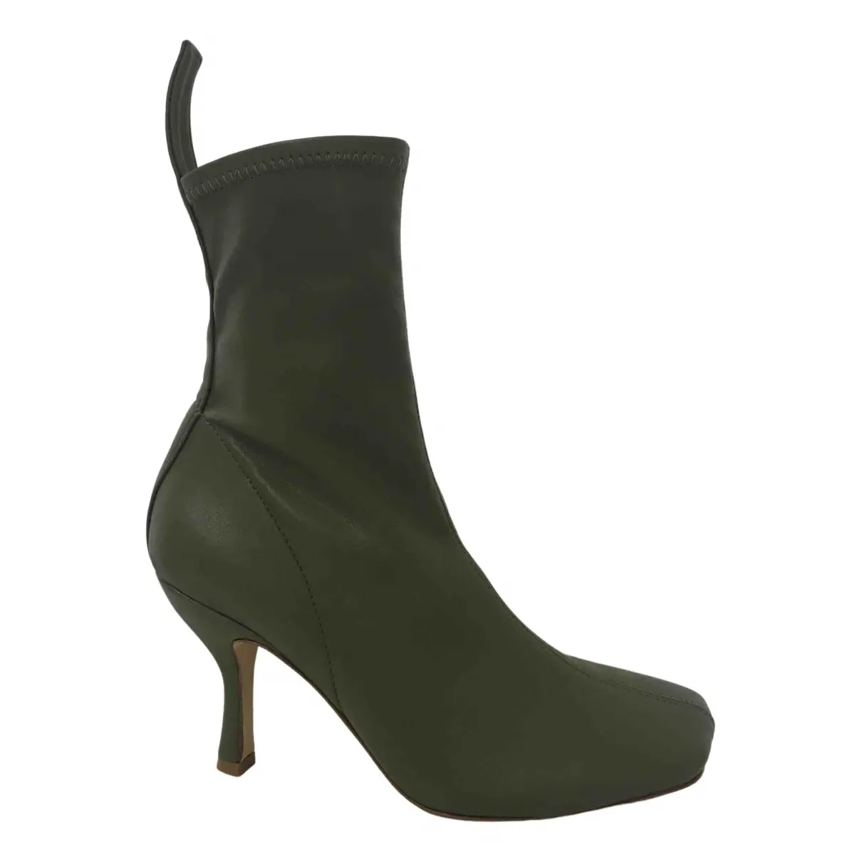 Leather ankle boots Gia Couture