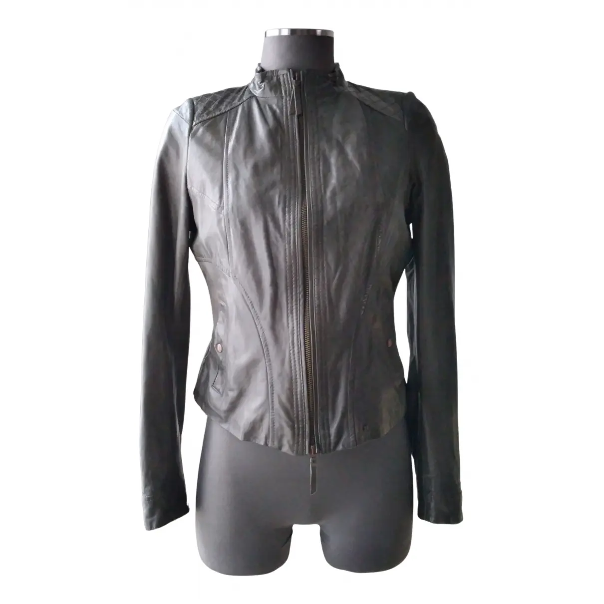 Leather short vest Hugo Boss