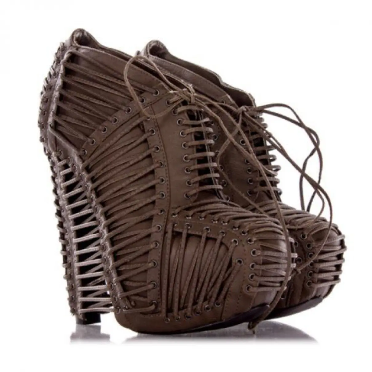 Buy Iris Van Herpen Leather ankle boots online