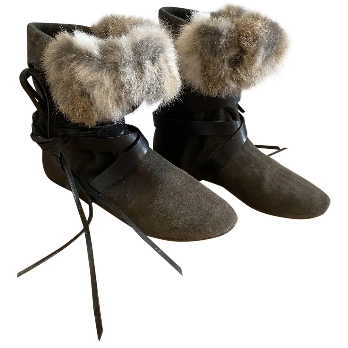 Leather snow boots Isabel Marant