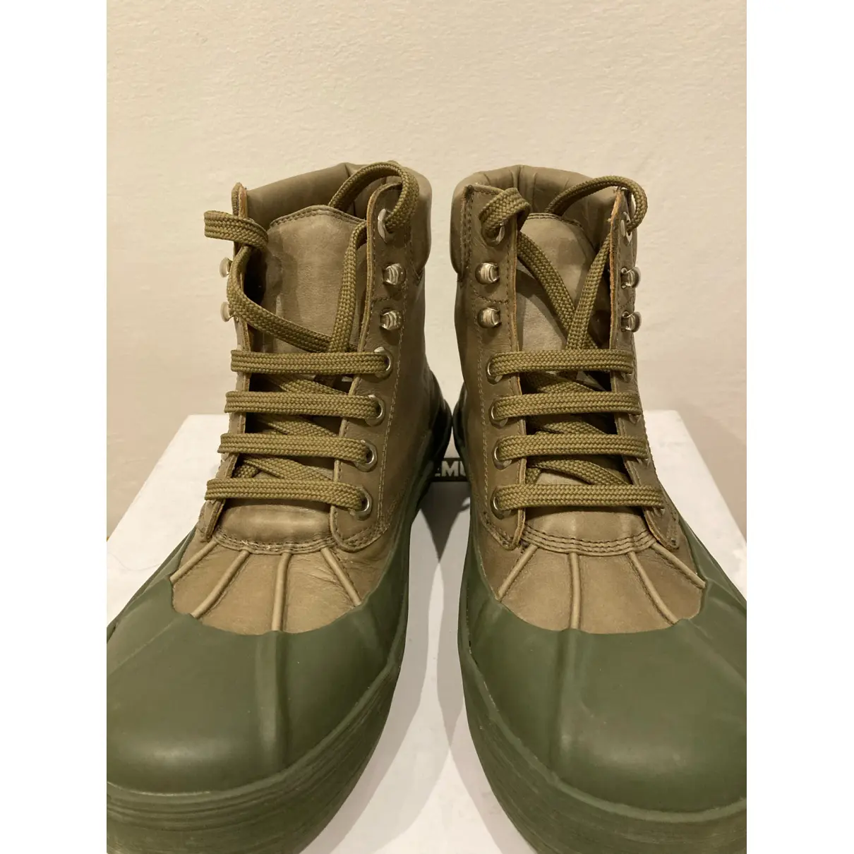 Leather lace up boots Jacquemus