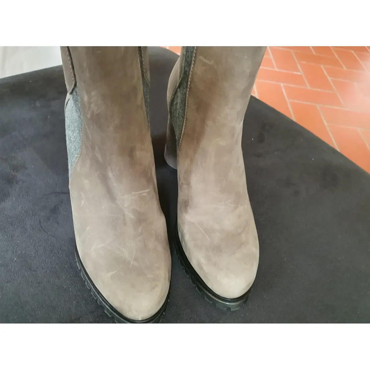 Buy Max Mara Leather ankle boots online