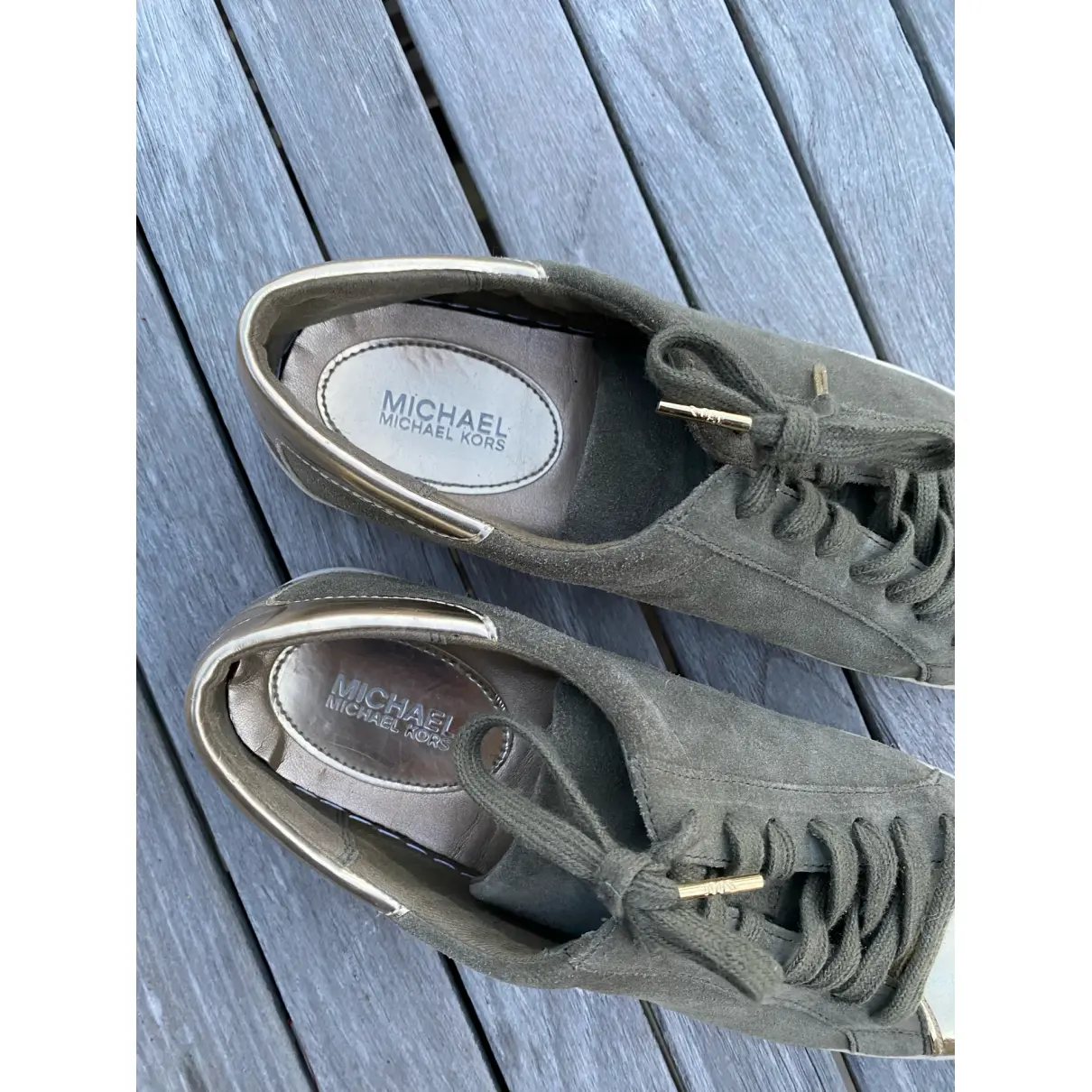Buy Michael Kors Leather trainers online