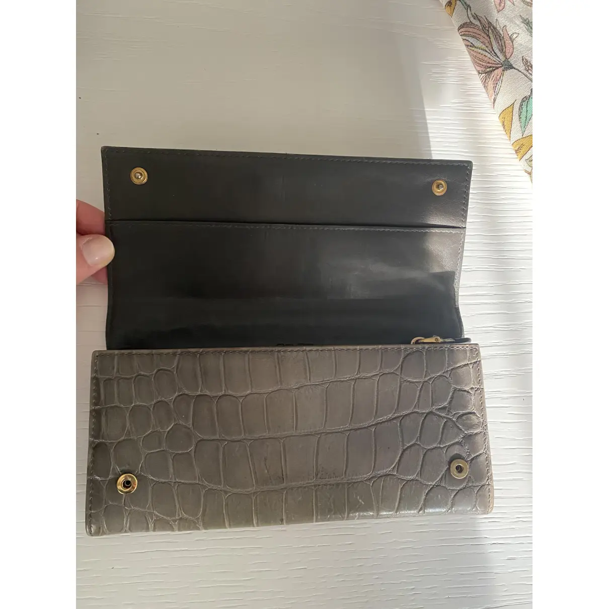 Leather wallet Miu Miu