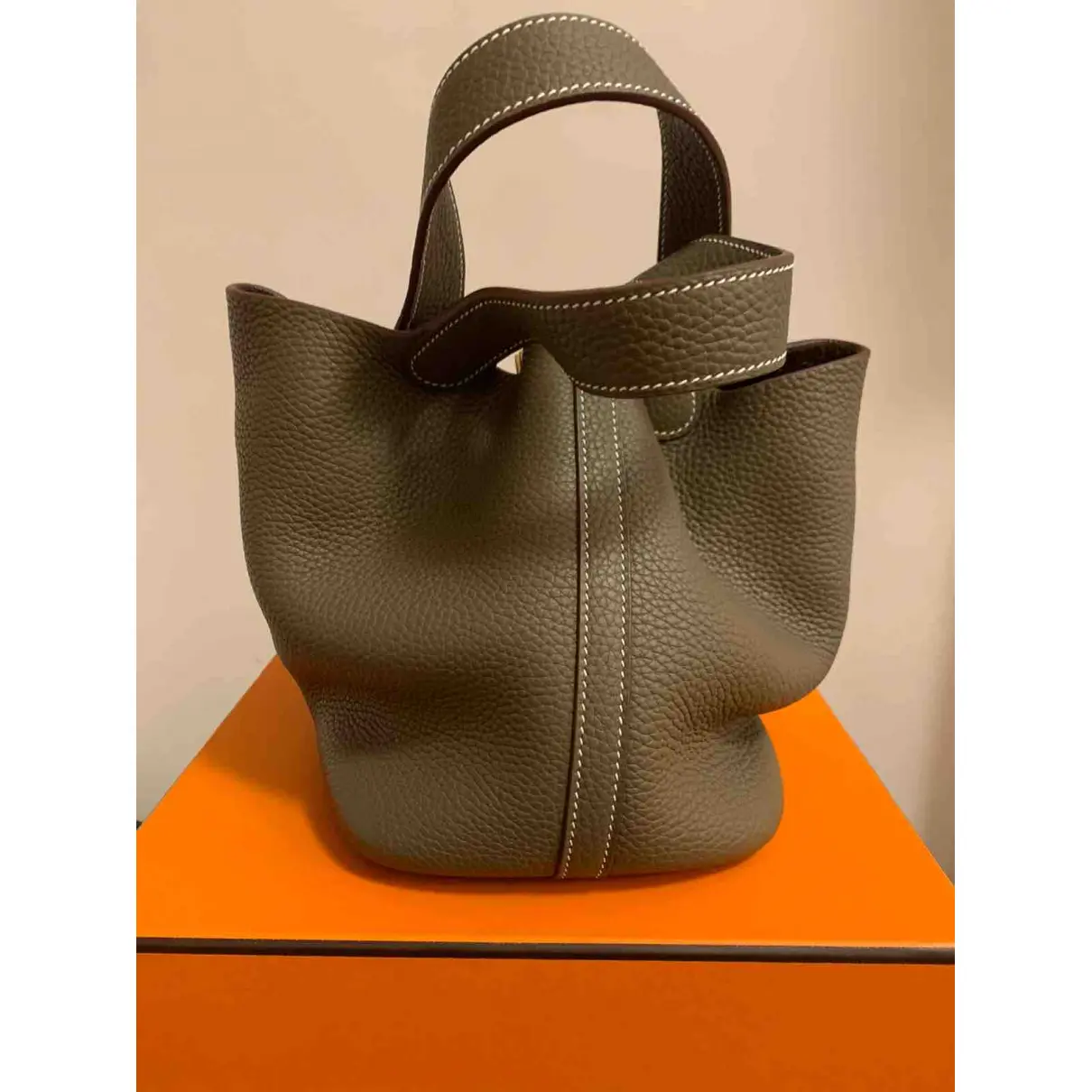 Buy Hermès Picotin leather handbag online