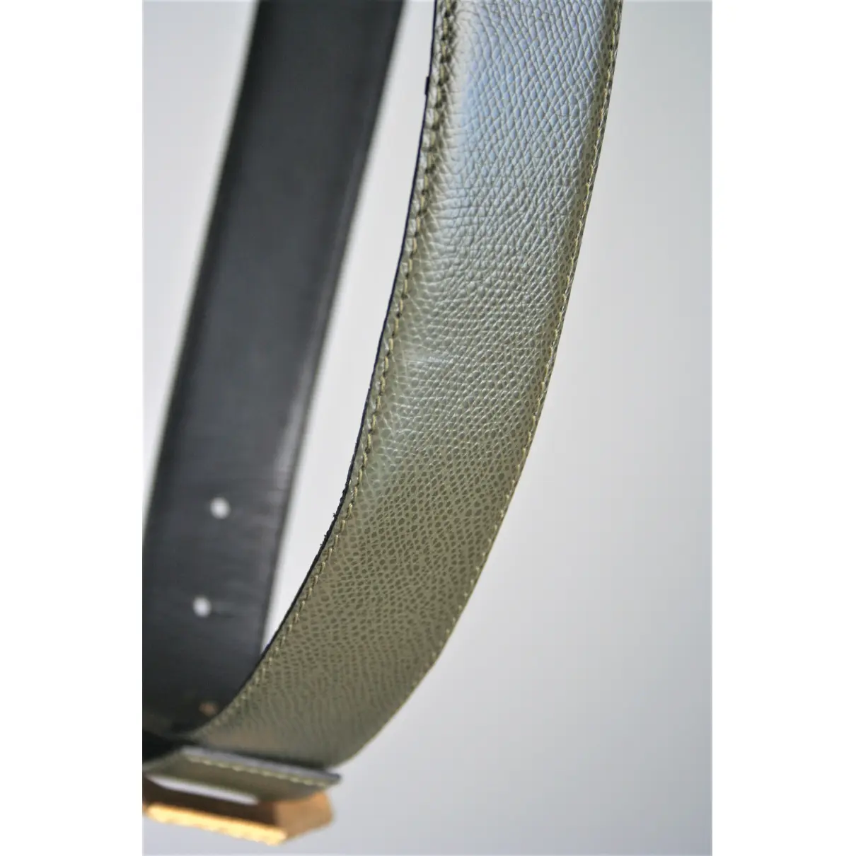 Leather belt Yves Saint Laurent - Vintage