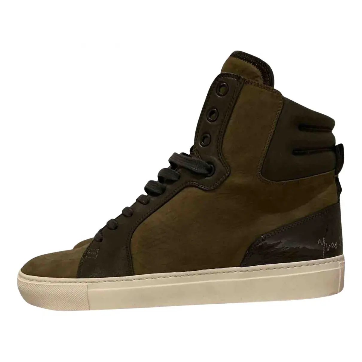 Leather high trainers Yves Saint Laurent