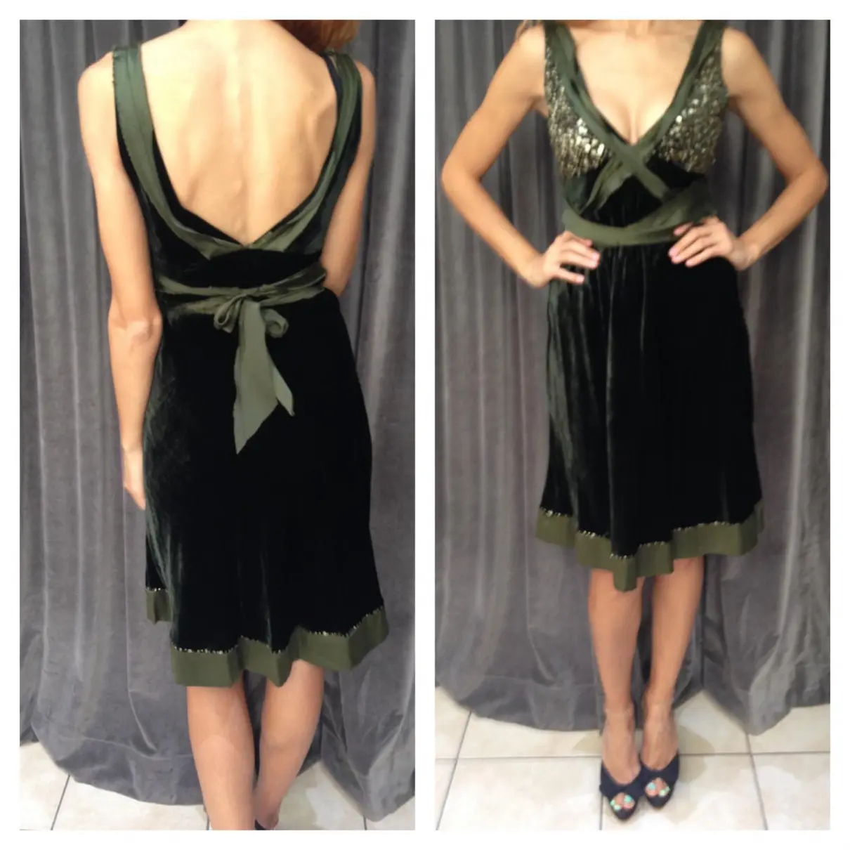 Buy Pinko Silk mid-length dress online