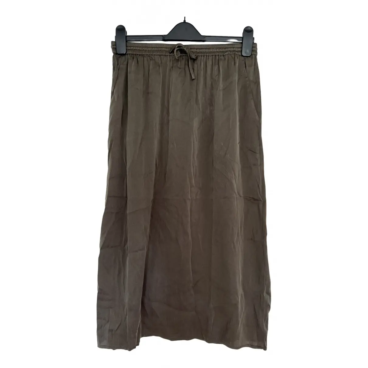 Silk mid-length skirt SKIN