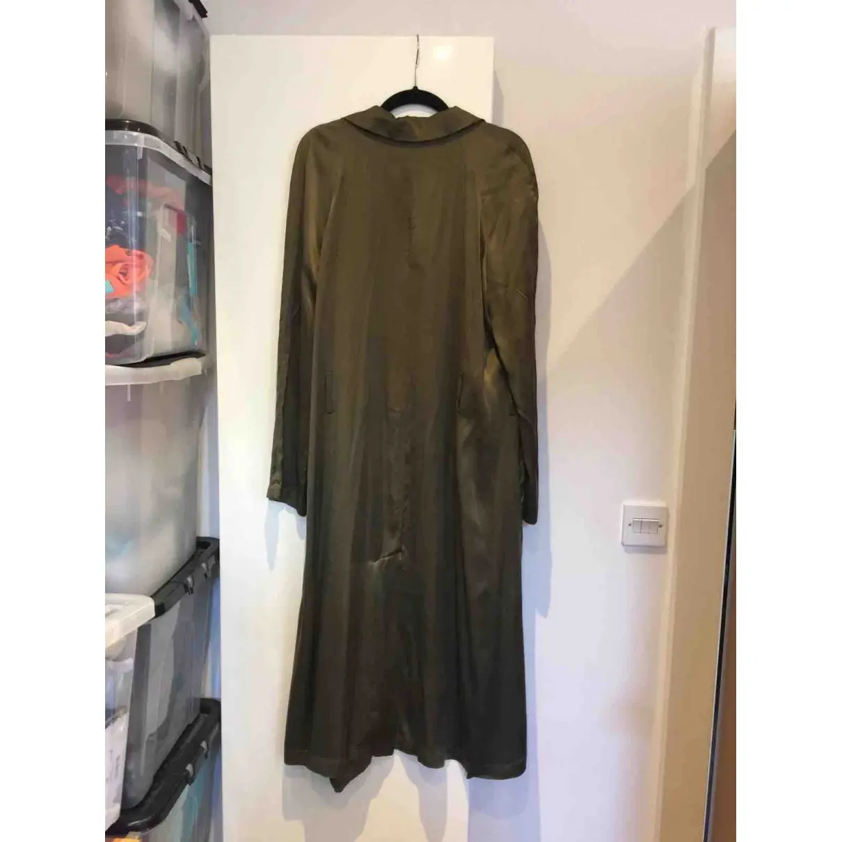 WE ARE LEONE Silk trench coat for sale