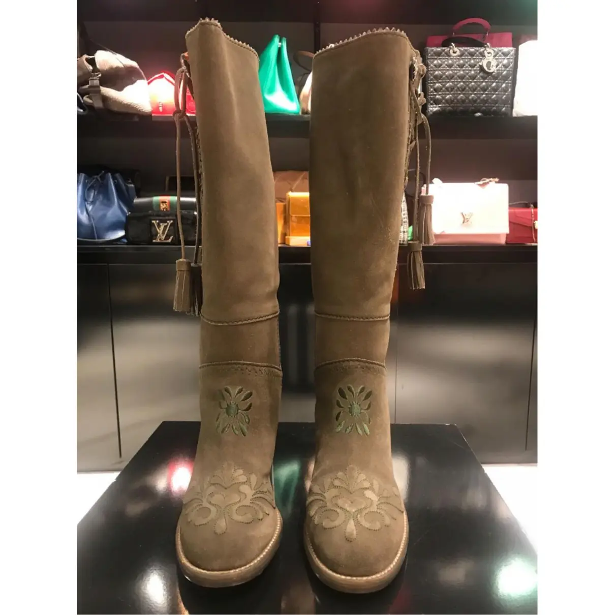 Buy Chanel Cowboy boots online