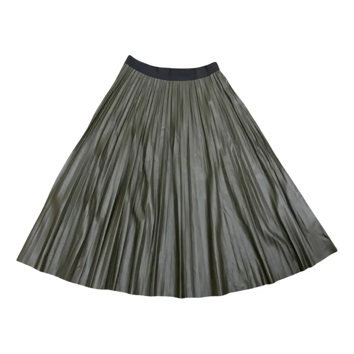 Vegan leather mid-length skirt Max & Co