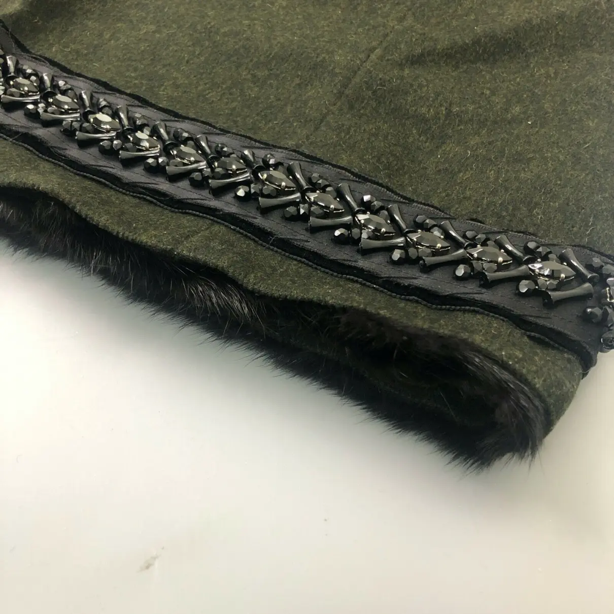 Wool mid-length skirt Prada