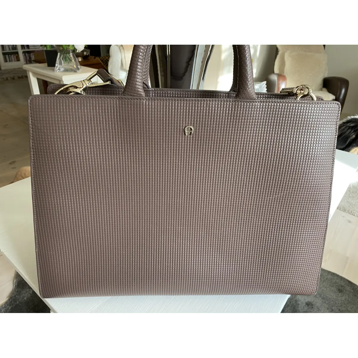 Buy Aigner Leather handbag online