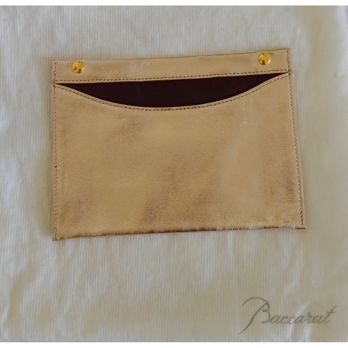 Leather clutch bag Baccarat - Vintage