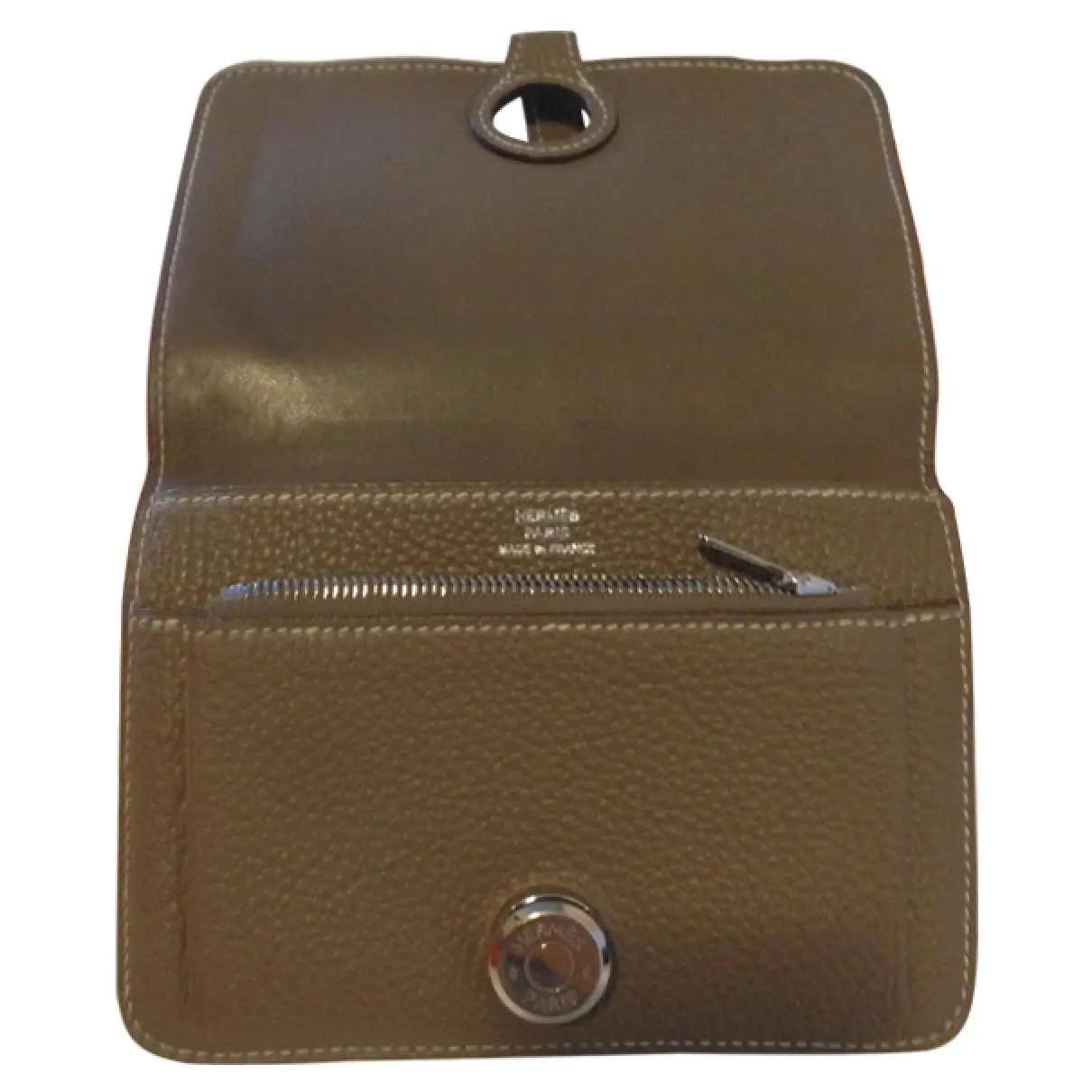 Hermès Dogon leather wallet for sale