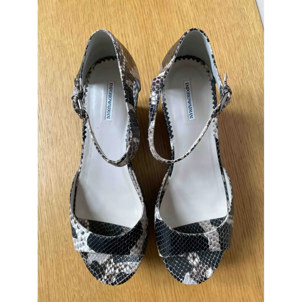 Emporio Armani Leather heels for sale
