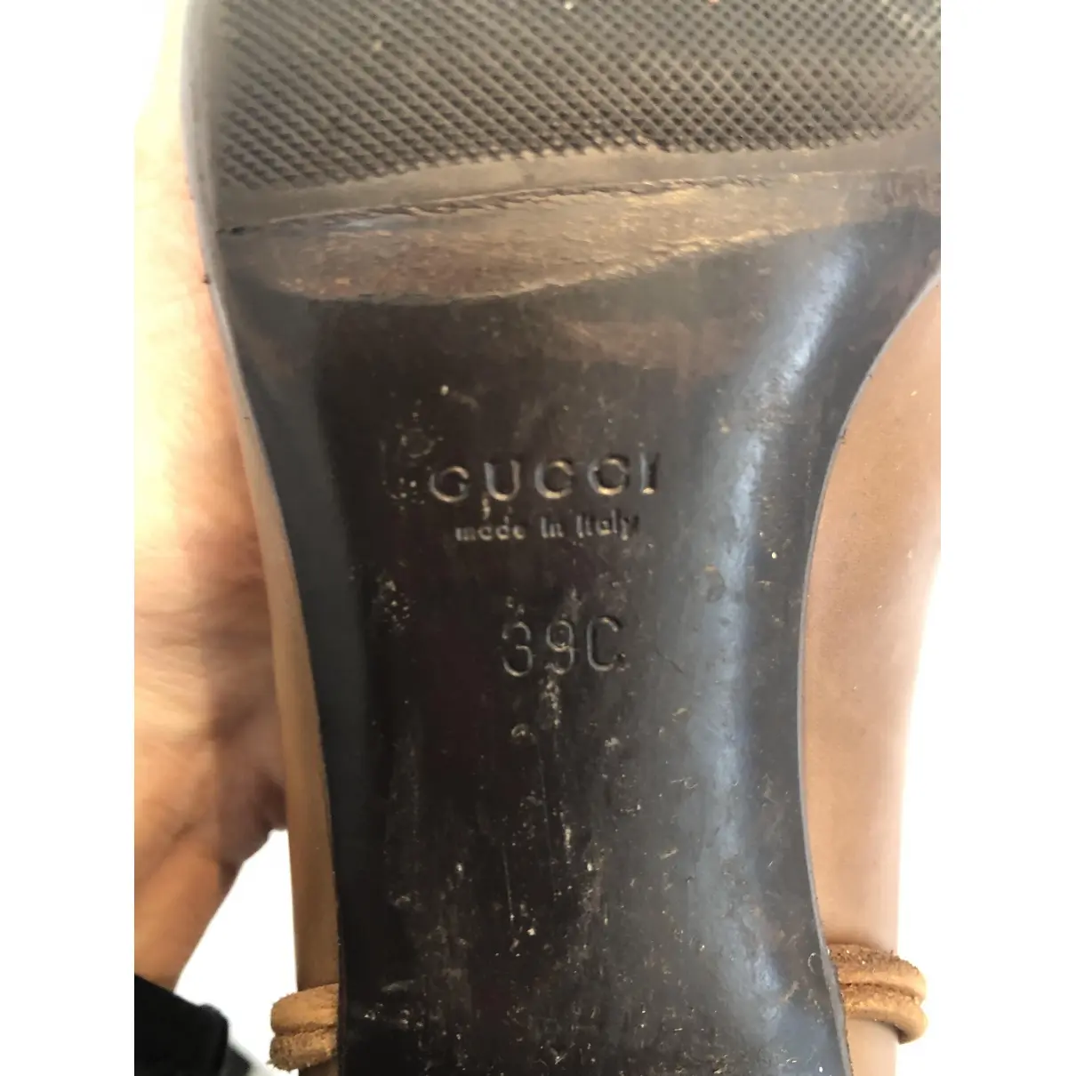 Leather boots Gucci - Vintage