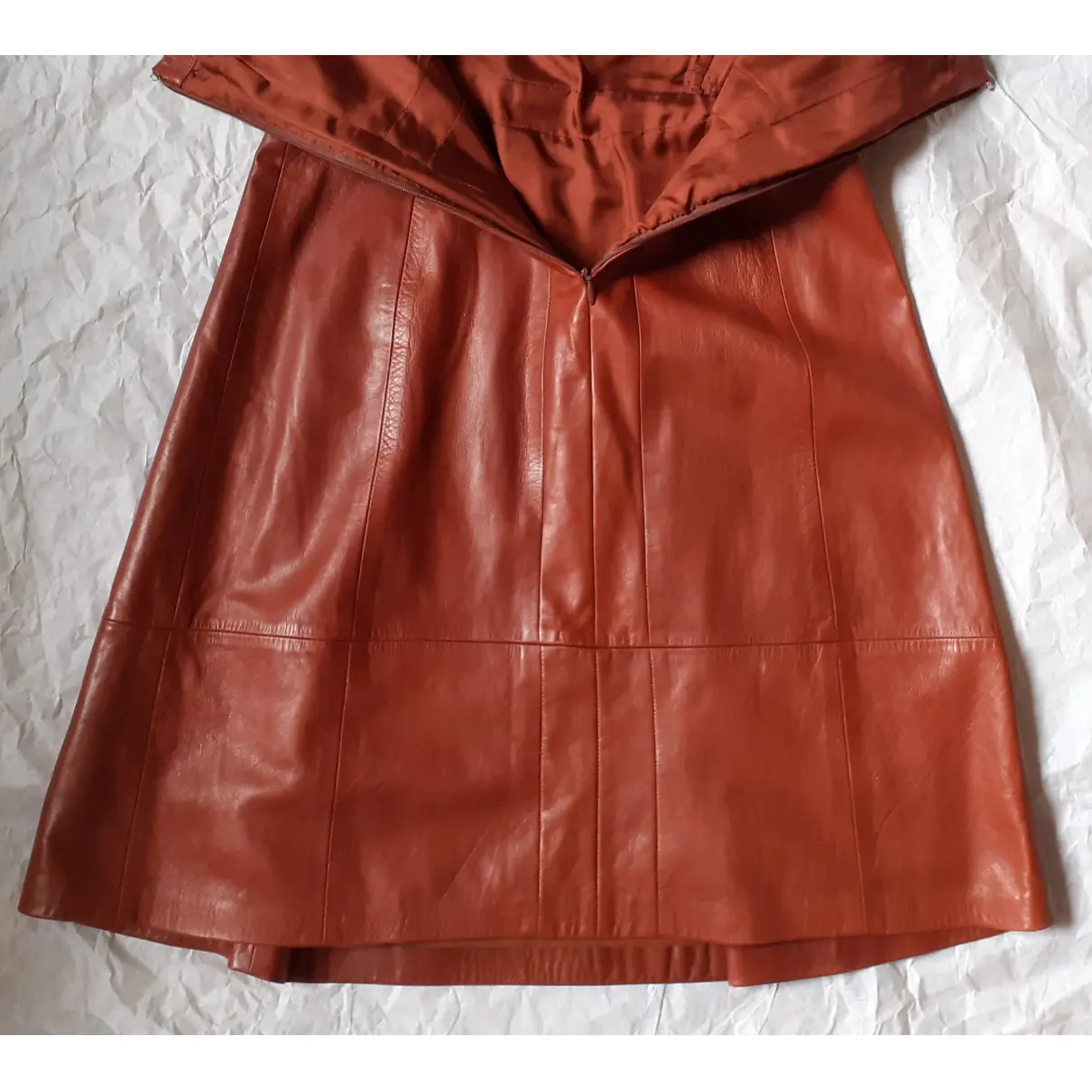 Leather mini dress Gucci - Vintage