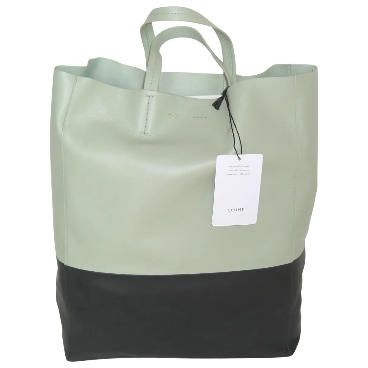 Leather Handbag Cabas Celine