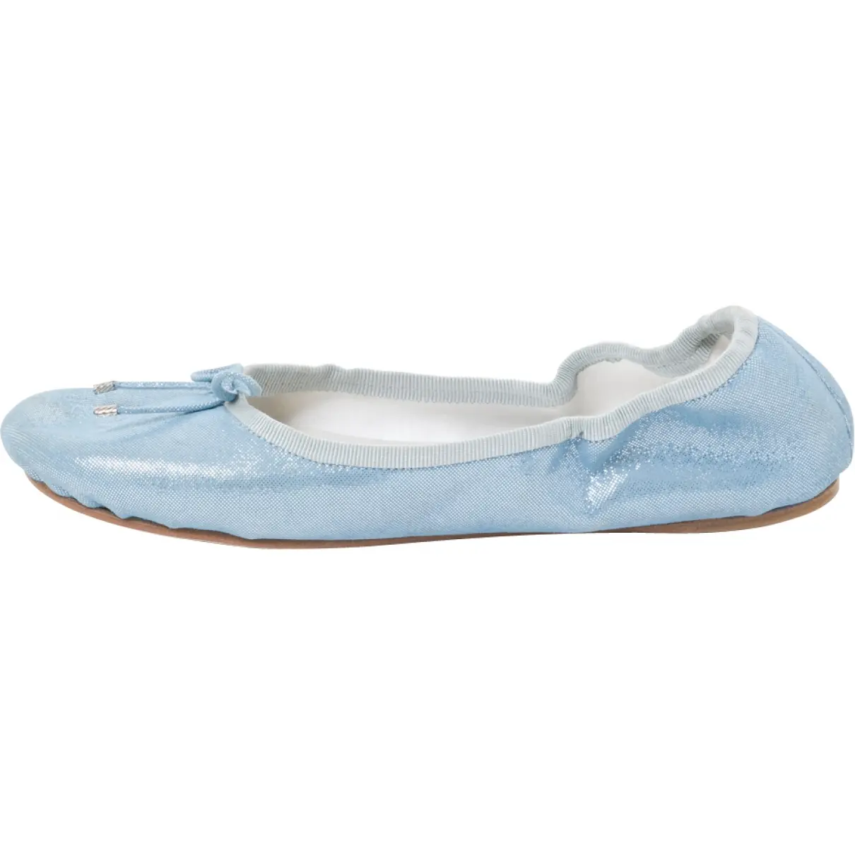 Blue Leather Ballet flats Chanel