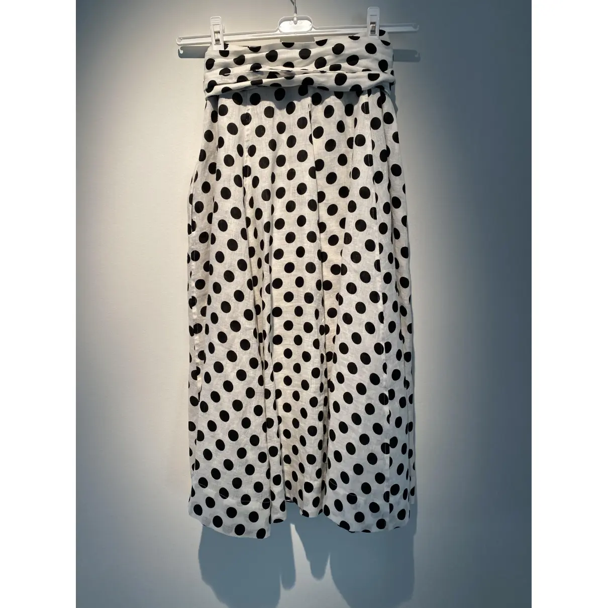 Buy Lisa Marie Fernandez Linen mid-length skirt online