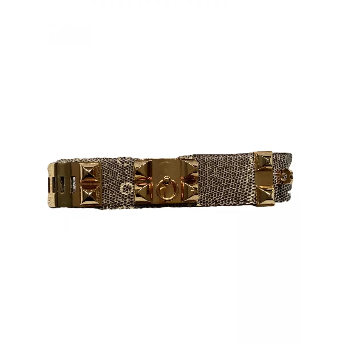 Collier de chien  lizard bracelet Hermès