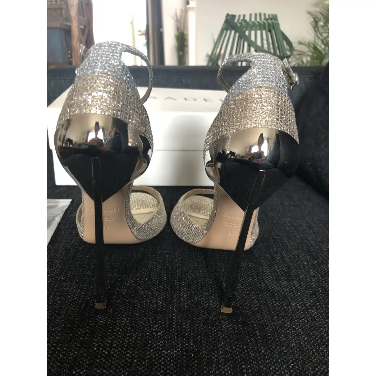 Buy Casadei Glitter heels online