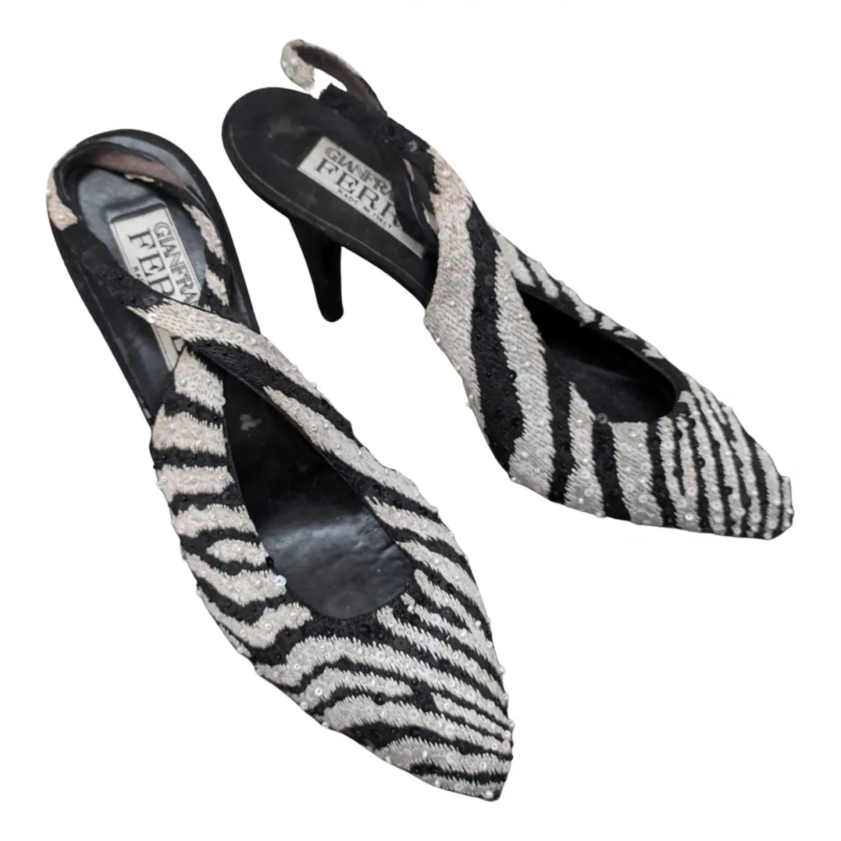 Glitter heels Gianfranco Ferré - Vintage